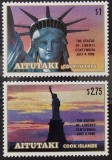 BC292, Aitutaki 1986, serie Statuia Libertatii
