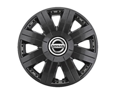 Set 4 capace roti Cosmos Negru R15, pentru gama auto Nissan foto