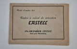 Carte veche Faber Castell Rigla de calcul Limba franceza
