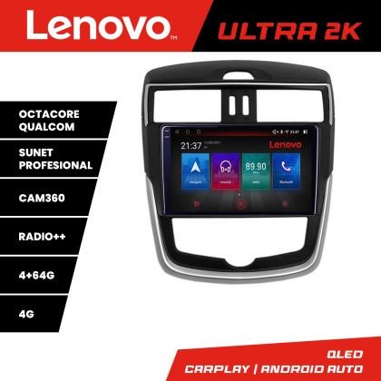 Navigatie Nissan Pulsar 2014-2018 Android radio gps internet 8 core QLED Qualcomm 4+64 360 Lenovo CarStore Technology