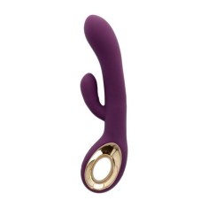 Vibratoare iepuras - Toyz4Lovers Atingere Geamana Vibrator Iepuras Violet Stimulare Simultana a Clitorisului si Vaginului