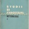 Studii Si Cercetari. Meteorologie - 1989 Volum: 3 - Tiraj: 300 Exemplare