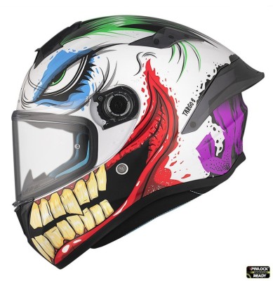 Casca integrala pentru scuter - motocicleta MT Targo S Joke A5 alb lucios &amp;ndash; omologare noua ECE 22.06 &amp;ndash; tip viziera: MT-V-14B XS (53/54cm) foto
