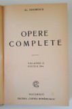 AL . ODOBESCU - OPERE COMPLETE , VOLUMUL II , EDITIE INTERBELICA