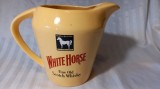 DECANTOR WHISKY - WHITE HORSE - CERAMICA ENGLEZEASCA SETON POTERY - ANII &#039;70