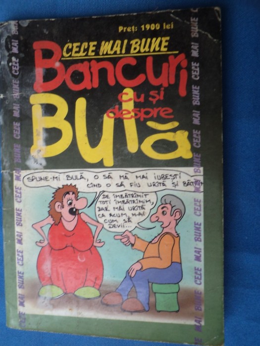 BANCURI CU SI DESPRE BULA