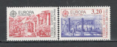 Andorra.1990 EUROPA-Oficii postale MA.141 foto