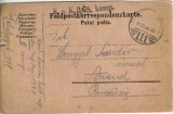 CP1708N Carte poștală militară circulată Arad, 1916, voluntar din oraș din Infanterieregiment Freiherr von Reicher Nr 68, T&aacute;bori Posta 111