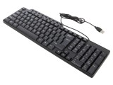 Tastatură Neagră USB Cablu 1,3m Layout US
