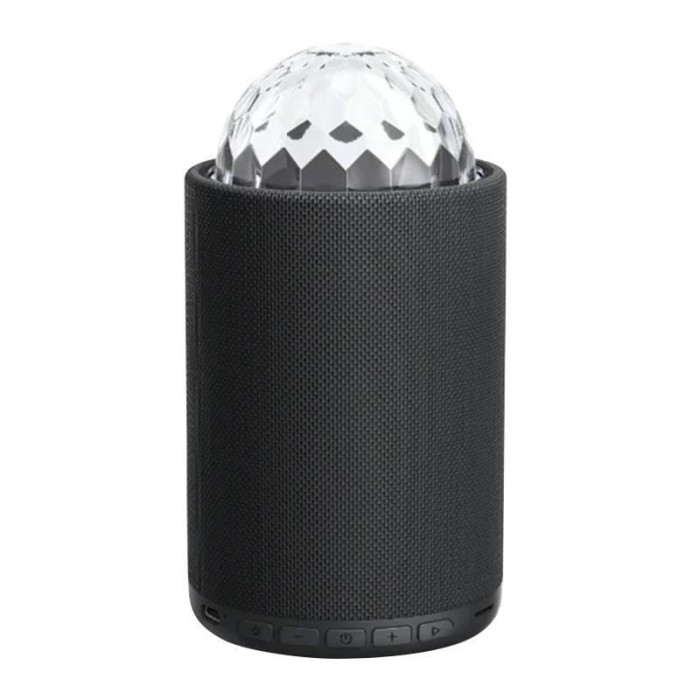 Boxa portabila, Joyroom, RGB, Bluetooth 5.1, 89x89x165.6 mm, Negru