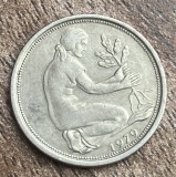 C50 - Moneda foarte veche - Germania - 50 pfennig - 1979 litera G