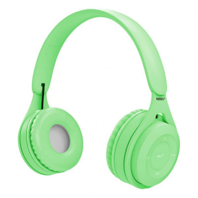 Casti wireless MRG MYO8, Handsfree, Cu bluetooth, Verde C577 foto