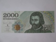 Ungaria 2000 Dukat 2020 UNC,bancnota locala foto