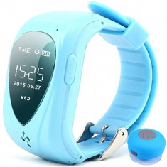 Ceas Smartwatch GPS Copii iUni U11,Telefon incoporat, Alarma SOS, Blue + Boxa Cadou foto