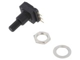 Potențiometru axial 50k&Omega;, singură tură