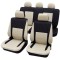 Set Huse Scaun Universale Elegance Petex Bej-Negru