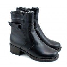 Ghete dama casual, imblanite, din piele naturala GD2017N