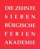 Die zehnte Siebenb&uuml;rgische Ferienakademie