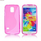 Husa Silicon S-Line Roz Samsung Galaxy S5 Mini G800 - Protectie Premium