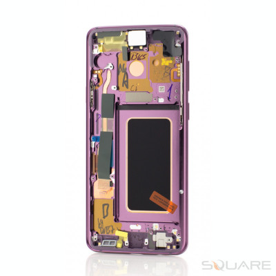 LCD OEM Samsung S9+, G965, Lilac Purple, Service Pack OEM foto