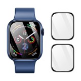 [Pachet 2x] Folie Apple Watch 7 45mm Dux Ducis Pmma Screen Protector Series, negru