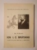 Ion Novăcescu (dedicație) - Ion I. C. Brătianu și opțiunea occidentală a Rom&acirc;niei (cu sublinieri)