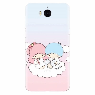 Husa silicon pentru Huawei Y5 2017, Little Twins On Cloud foto