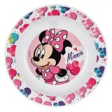 Bol Plastic, Minnie, Diametru 16cm, Multicolor, Oem