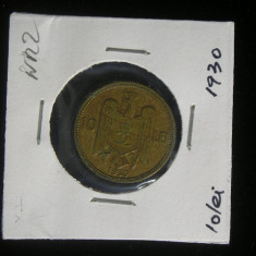 M1 C10 - Moneda foarte veche 53 - Romania - 10 lei 1930