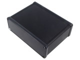 Carcasă aluminiu neagră HAMMOND 1455 cu panou ABS 165x120x51,5 mm