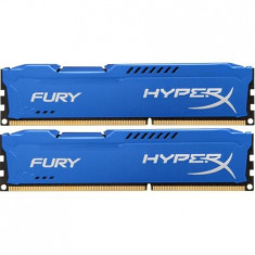 Memorie HyperX FURY Blue 8GB, DDR3, 1600MHz, CL10, 1.5V, kit 2x4GB foto