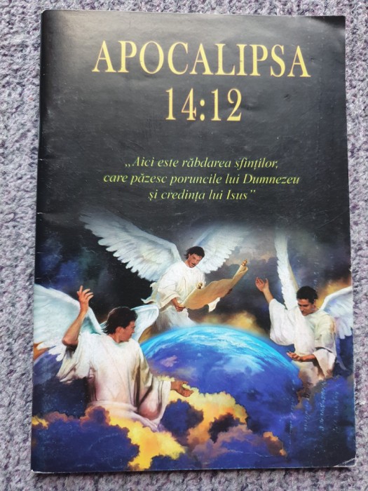 Apocalipsa 14:12, 80 pag, stare f buna