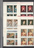ROMANIA 1968 LP 668 REPRODUCERI I DE ARTA BLOCURI DE 4 TIMBRE COLT DE COALA MNH