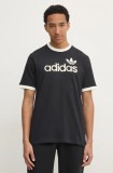 Adidas Originals tricou din bumbac SIMPLE TEE bărbați, culoarea negru, cu imprimeu, JC8372