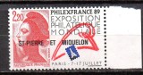 St. Pierre &amp;Miquelon 1988, PHILEXFRANCE, serie neuzata, MNH, Nestampilat