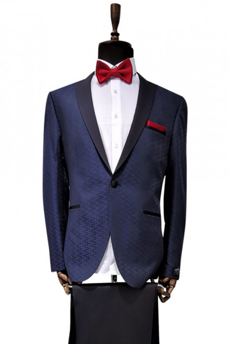 Costum barbati slim fit Bond (Marime: EU/46)