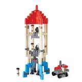 Set constructie PolyM - Racheta de jucarie pentru copii 138 piese, Hape