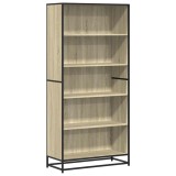 Cumpara ieftin Biblioteca, stejar sonoma, 80,5x35x170,5 cm, lemn prelucrat