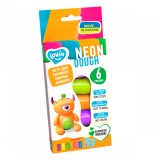 Set plastilina Lovin 6pcs*15gr - Neon, Okto