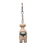 Cumpara ieftin Figurina breloc 3D, Among Us, Seria 2, Bucatar, Crem