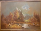 Pictura in ulei semnat S. Balan