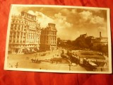 Ilustrata Bucuresti - Piata Senatului , interbelica (1932)