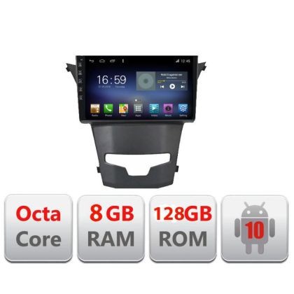 Navigatie SSANGYONG KORANDO 2014-2019 F-1159 Octa Core cu Android Radio Bluetooth Internet GPS WIFI DSP 8+128GB 4G CarStore Technology