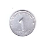 Moneda Germania de est 1 pfennig 1952 A, stare buna, curata