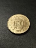 B 11 Moneda 100 Pesos 1980 Argentina - Magnetica - General Jos&eacute; de San Mart&iacute;n