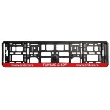 Suporti numar inmatriculare set 2buc - Tuning Shop - Rosu Garage AutoRide