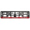 Suporti numar inmatriculare set 2buc - Tuning Shop - Rosu Garage AutoRide