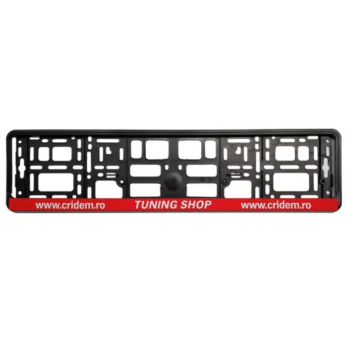 Suporti numar inmatriculare set 2buc - Tuning Shop - Rosu Garage AutoRide