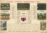 A4328N Clubul Sportiv Muncitoresc Sibiu, calendar 1989 și orar