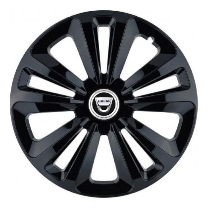 Set 4 Capace Roti Terra Negru R16, pentru Dacia